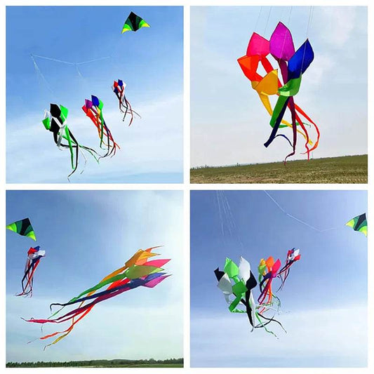 Vibrant Large Nylon Kites - Free Shipping & Durable Design! - ToylandEU