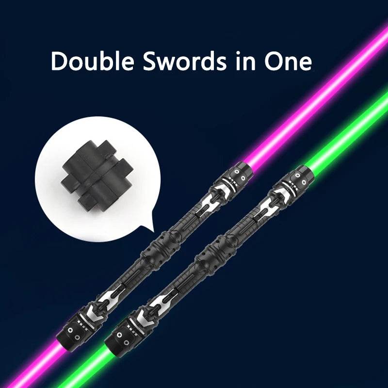 Vibrant Laser Sword Lightsaber Set with Flashing Effects for Boys and Girls Cosplay and Rave Fun - ToylandEU