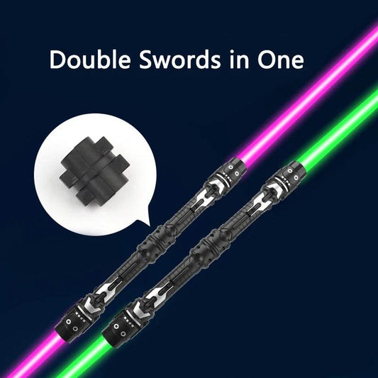 Vibrant Laser Sword Lightsaber Set with Flashing Effects for Boys and Girls Cosplay and Rave Fun - ToylandEU
