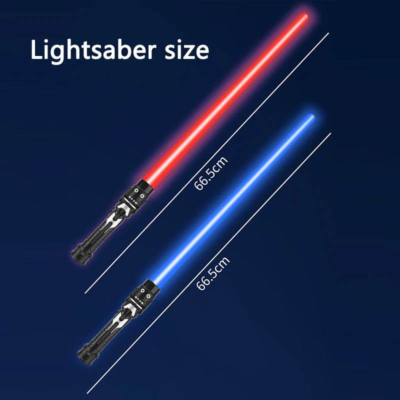 Vibrant Laser Sword Lightsaber Set with Flashing Effects for Boys and Girls Cosplay and Rave Fun - ToylandEU