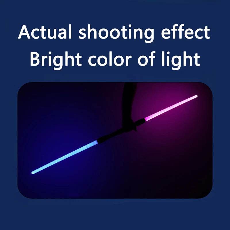 Vibrant Laser Sword Lightsaber Set with Flashing Effects for Boys and Girls Cosplay and Rave Fun - ToylandEU