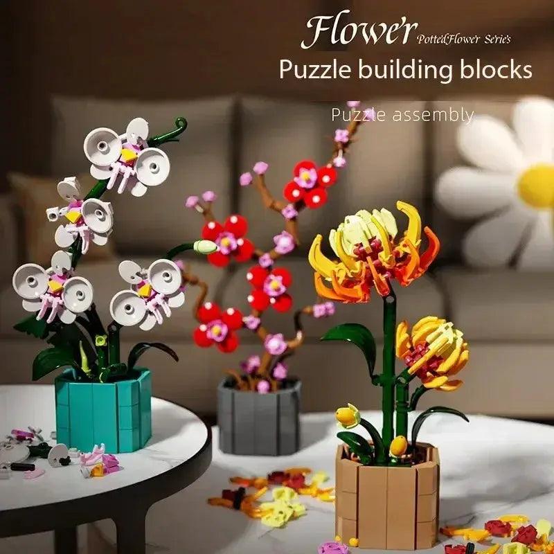  Vibrant Lego Compatible Sunflower Floral Kit Toyland EU -  ToylandEU™