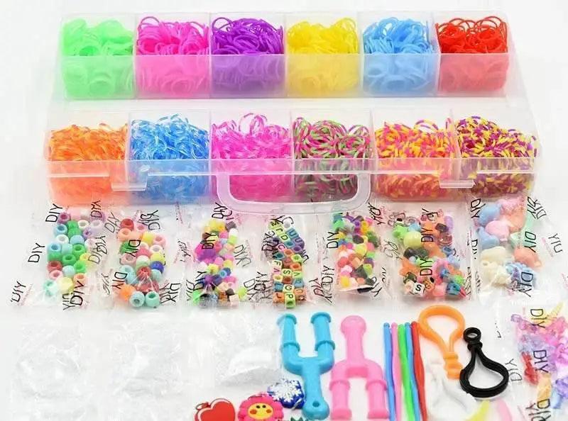  Vibrant Loom Bands 1800 Pieces Kit Toyland EU -  ToylandEU™