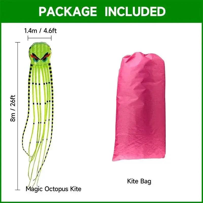 Vibrant Octopus Kite 3D Inflatable Toyland EU -  ToylandEU™