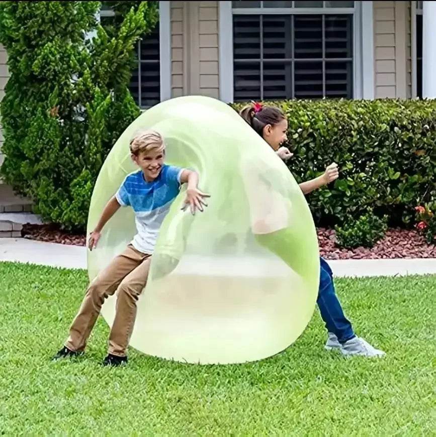Vibrant Outdoor Inflatable Bubble Ball with Water Play Feature for Children and Teens - ToylandEU