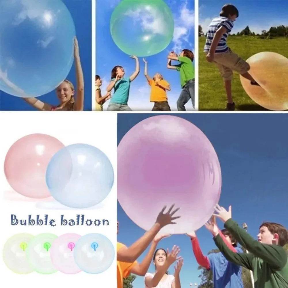 Vibrant Outdoor Inflatable Bubble Ball with Water Play Feature for Children and Teens - ToylandEU