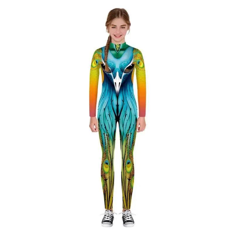  Vibrant Peacock 3D Costume - Unisex Kids' Halloween Costume Delight -  ToylandEU™