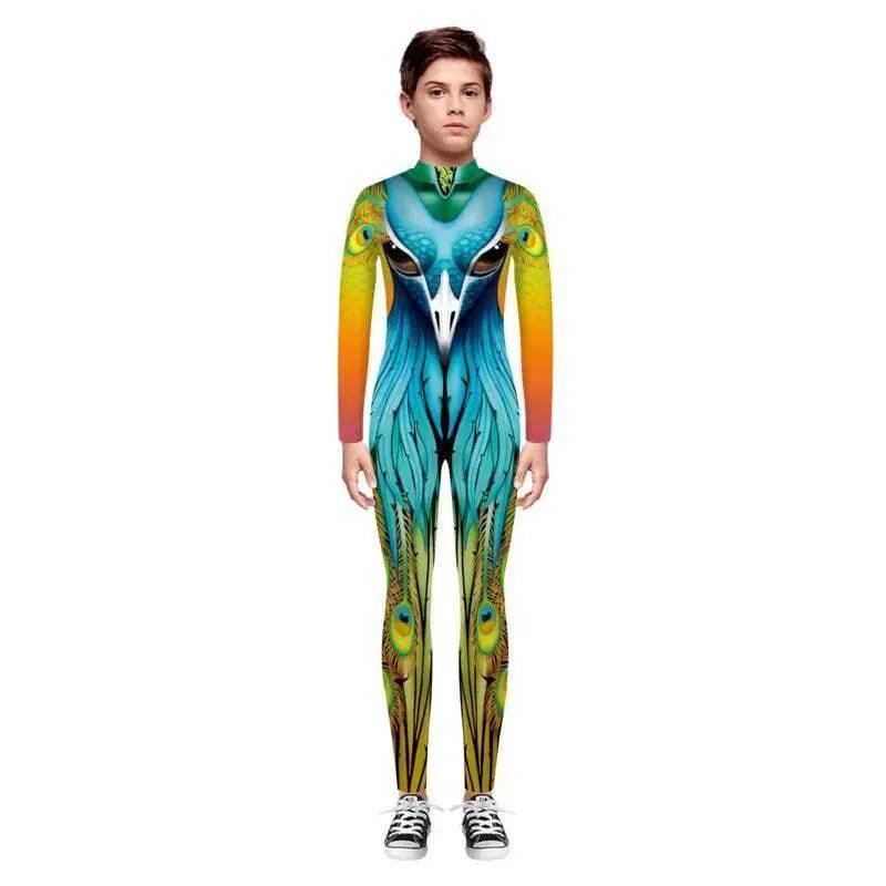  Vibrant Peacock 3D Costume - Unisex Kids' Halloween Costume Delight -  ToylandEU™