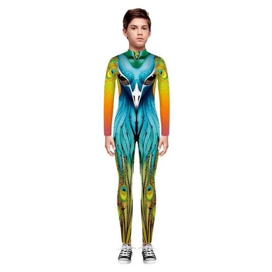  Vibrant Peacock 3D Costume - Unisex Kids' Halloween Costume Delight -  ToylandEU™