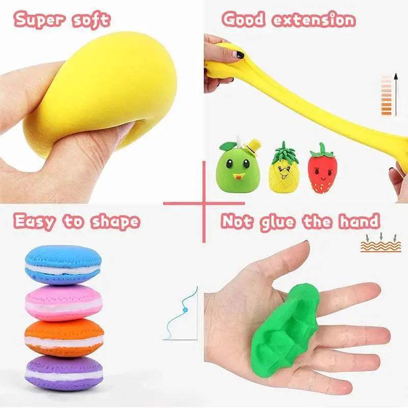  Vibrant Plasticine Modeling Clay 36 Colors Toyland EU -  ToylandEU™