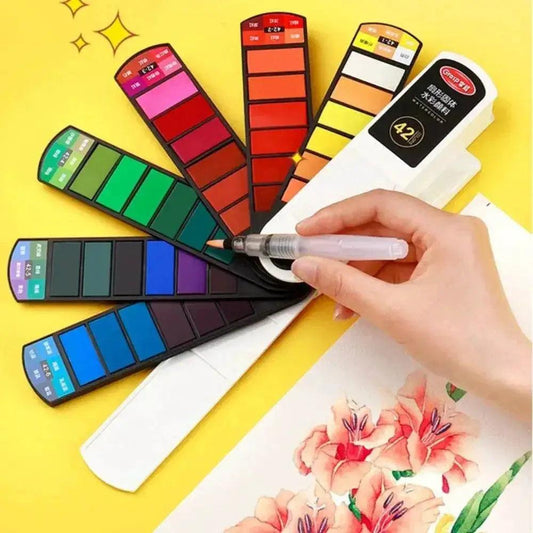  Vibrant Portable Watercolor Paint Set - Toylandeu -  ToylandEU™