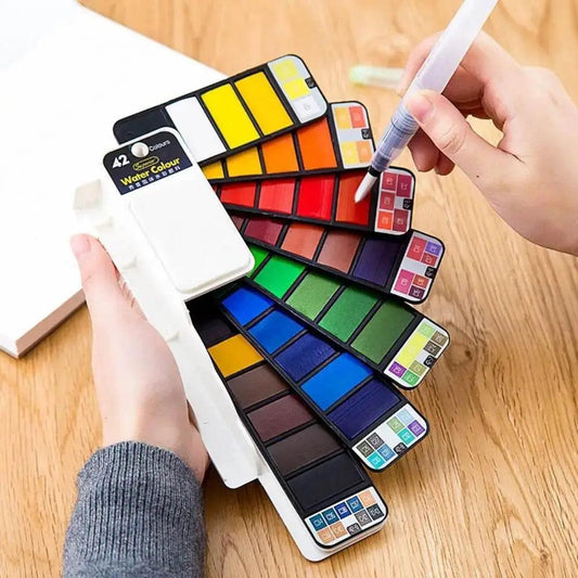  Vibrant Portable Watercolor Paint Set - Toylandeu -  ToylandEU™