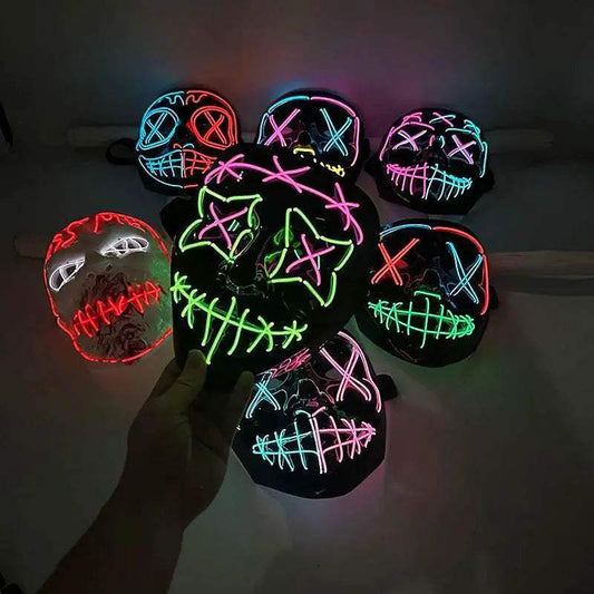  Vibrant Purge Mask LED Light Up Halloween Toyland EU -  ToylandEU™