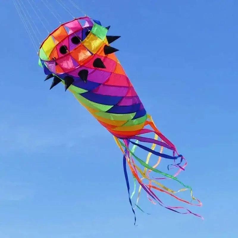  Vibrant Rainbow Kite Rotating Tail Kite 2M Toyland EU -  ToylandEU™