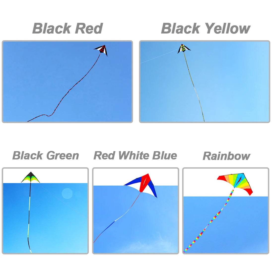 Vibrant Rainbow Kite Tail for Enhanced Stability & Style in Flying Kites - ToylandEU