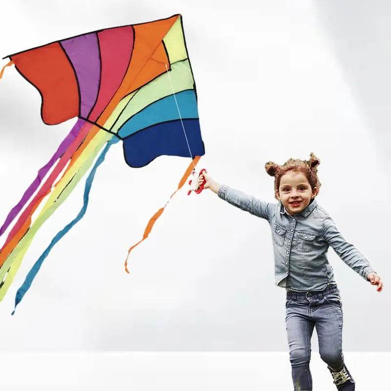Vibrant Rainbow Kite for Kids – Perfect for Outdoor Fun and Adventure - ToylandEU