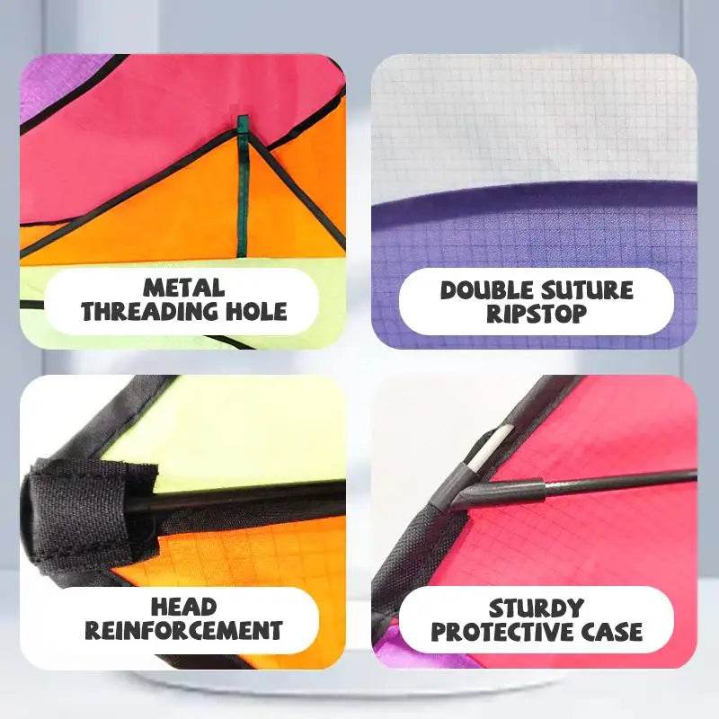 Vibrant Rainbow Kite for Kids – Perfect for Outdoor Fun and Adventure - ToylandEU