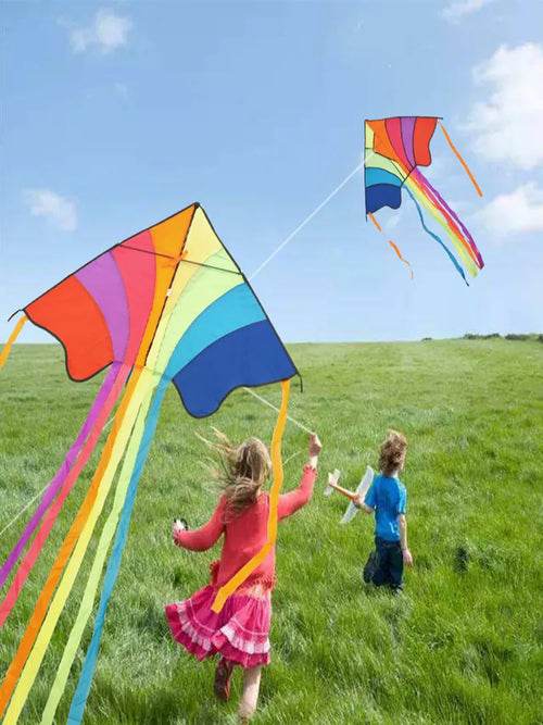 Vibrant Rainbow Kite for Kids – Perfect for Outdoor Fun and Adventure - ToylandEU