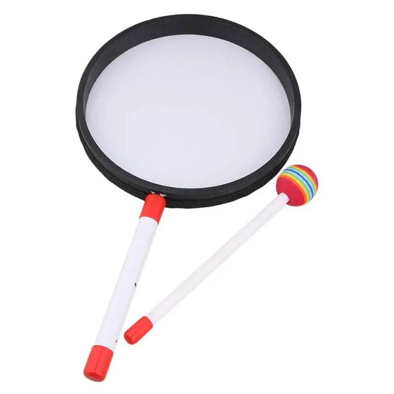 Vibrant Rainbow Lollipop Drums Set for Kids - 5 Colorful 8-Inch Drums - ToylandEU