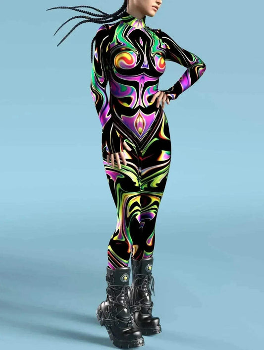  Vibrant Rainbow Print Jumpsuits Rompers Toyland Eu -  ToylandEU™