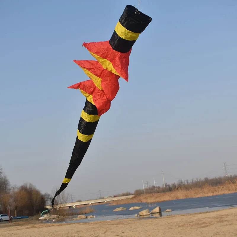 Vibrant Rainbow Windsock Kite - Perfect for Outdoor Fun & Free Shipping! - ToylandEU