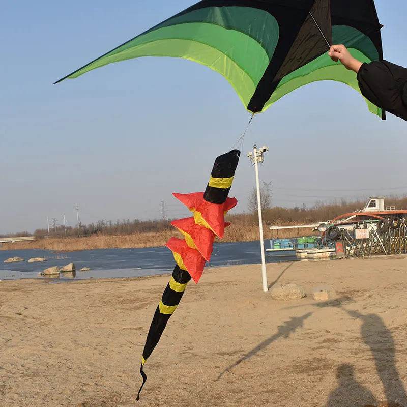 Vibrant Rainbow Windsock Kite - Perfect for Outdoor Fun & Free Shipping! - ToylandEU
