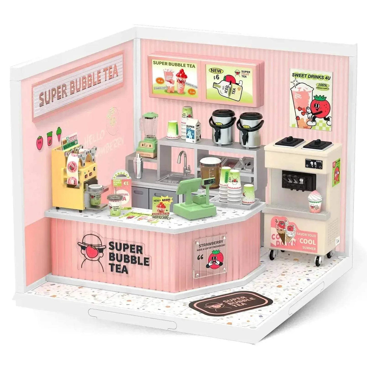  Vibrant Smart Plastic Blocks DIY Mini House Toyland EU -  ToylandEU™