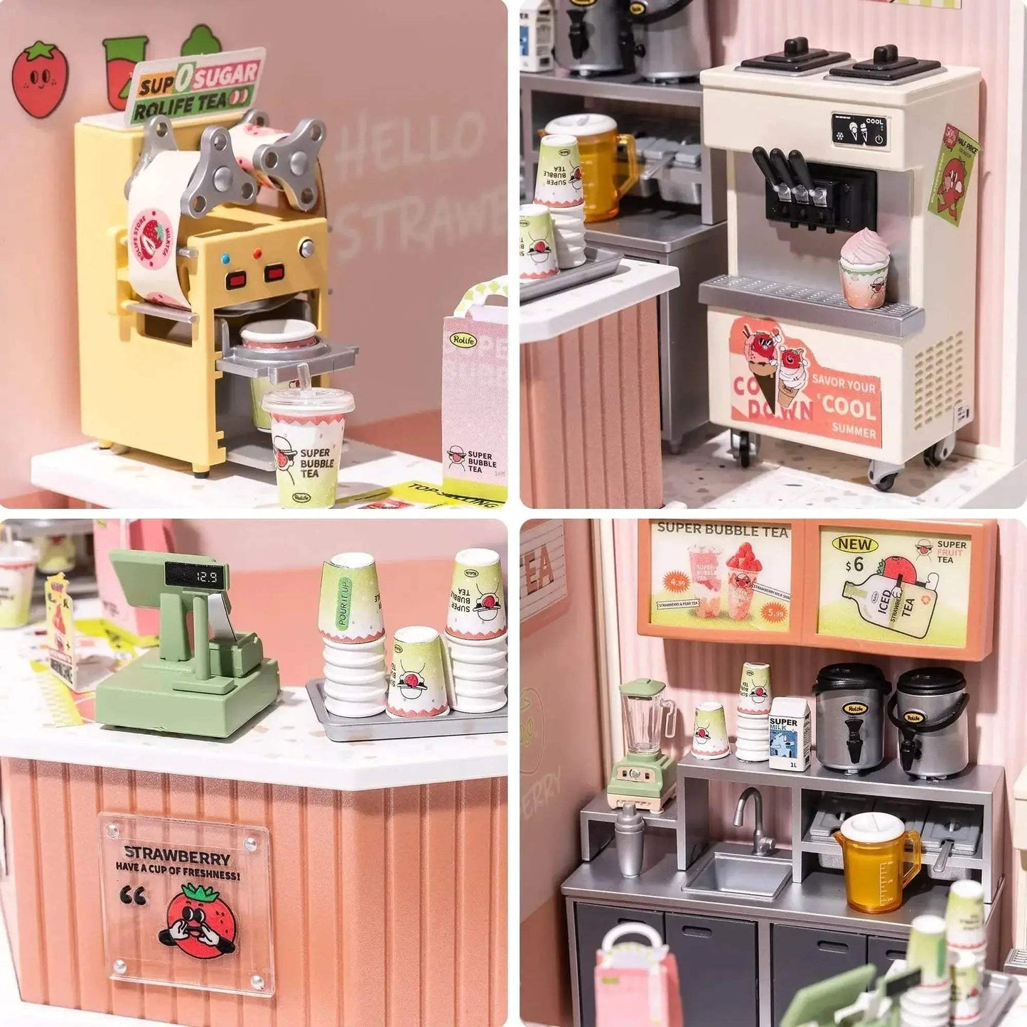  Vibrant Smart Plastic Blocks DIY Mini House Toyland EU -  ToylandEU™