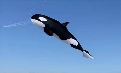 Vibrant Soft Shark Kite with Playful Orca Companion for Fun Flights - ToylandEU