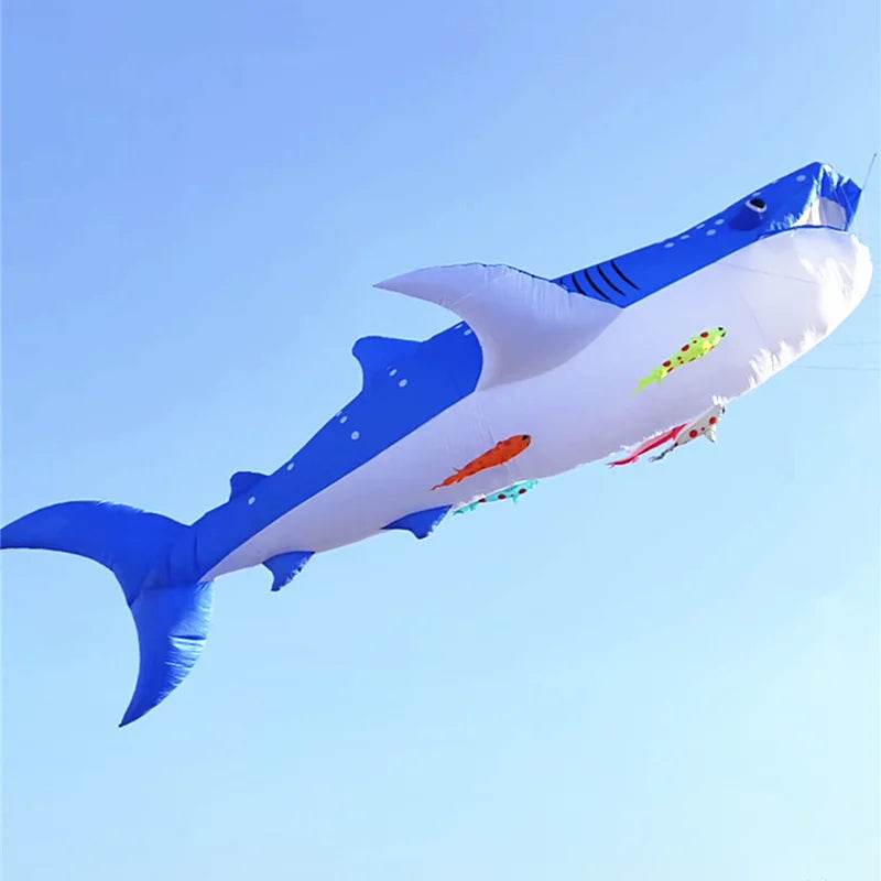 Vibrant Soft Shark Kite with Playful Orca Companion for Fun Flights - ToylandEU