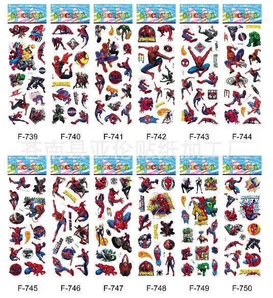 Vibrant Spiderman Wall Stickers 3D PVC For Kids Room - ToylandEU