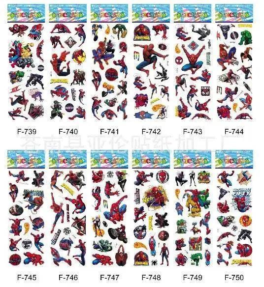  Vibrant Spiderman Wall Stickers 3D PVC Toyland EU -  ToylandEU™