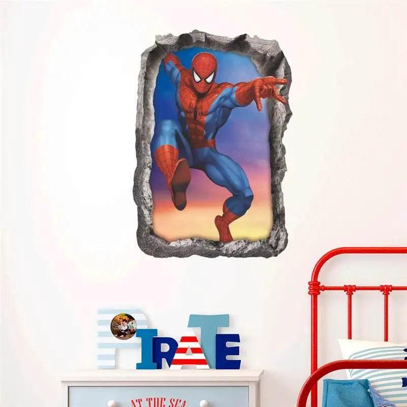  Vibrant Spiderman Wall Stickers 3D PVC Toyland EU -  ToylandEU™