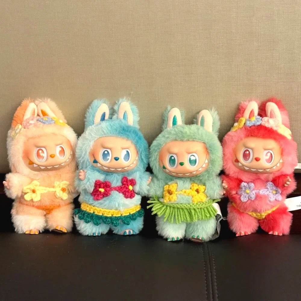 Vibrant Summer Bikini Doll Accessories Set with Colorful Floral Design for Labubu V1 V2 V3 Dolls Labubu - ToylandEU