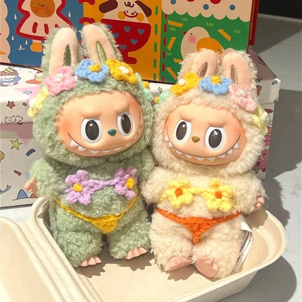 Vibrant Summer Bikini Doll Accessories Set with Colorful Floral Design for Labubu V1 V2 V3 Dolls Labubu - ToylandEU