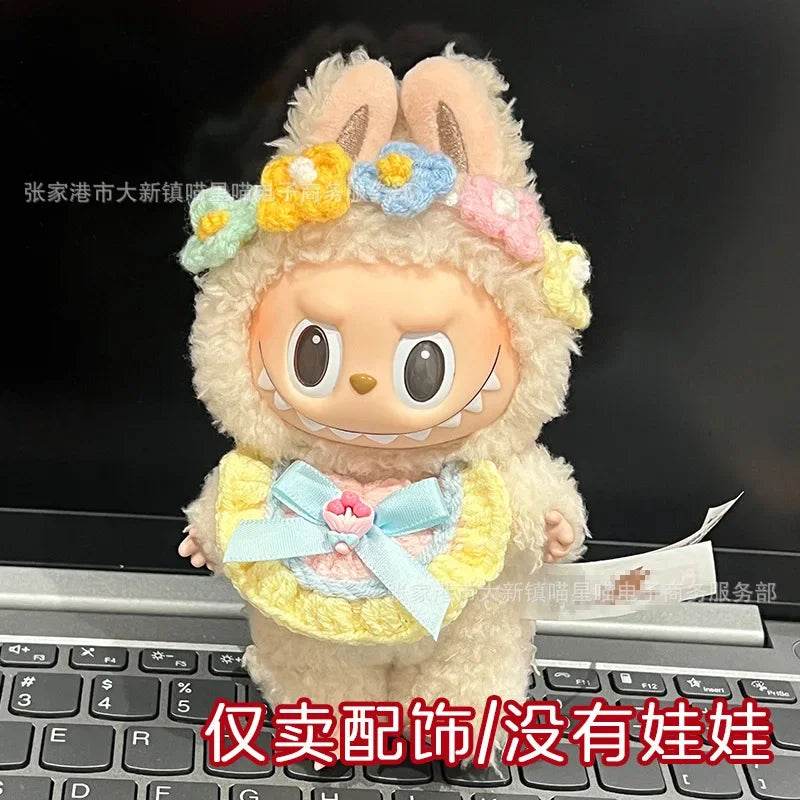 Vibrant Summer Bikini Doll Accessories Set with Colorful Floral Design for Labubu V1 V2 V3 Dolls Labubu - ToylandEU