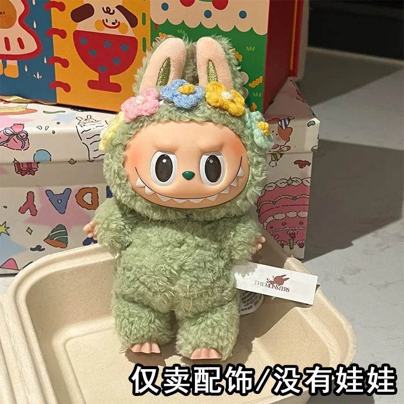 Vibrant Summer Bikini Doll Accessories Set with Colorful Floral Design for Labubu V1 V2 V3 Dolls Labubu - ToylandEU