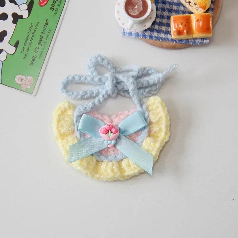 Vibrant Summer Bikini Doll Accessories Set with Colorful Floral Design for Labubu V1 V2 V3 Dolls Labubu - ToylandEU