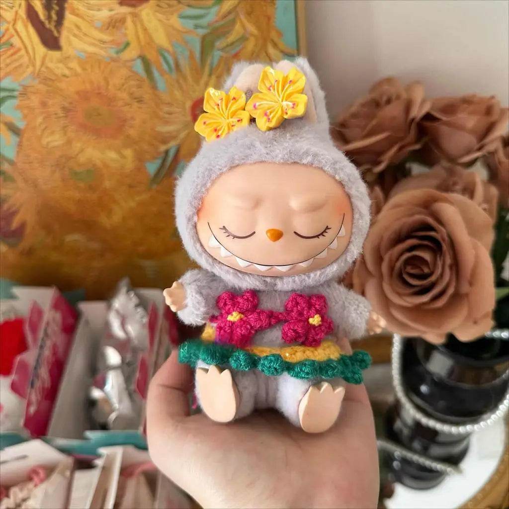 Vibrant Summer Style Bikini Set for 17 cm Labubu Doll with Trendy Swimsuit Design Labubu - ToylandEU