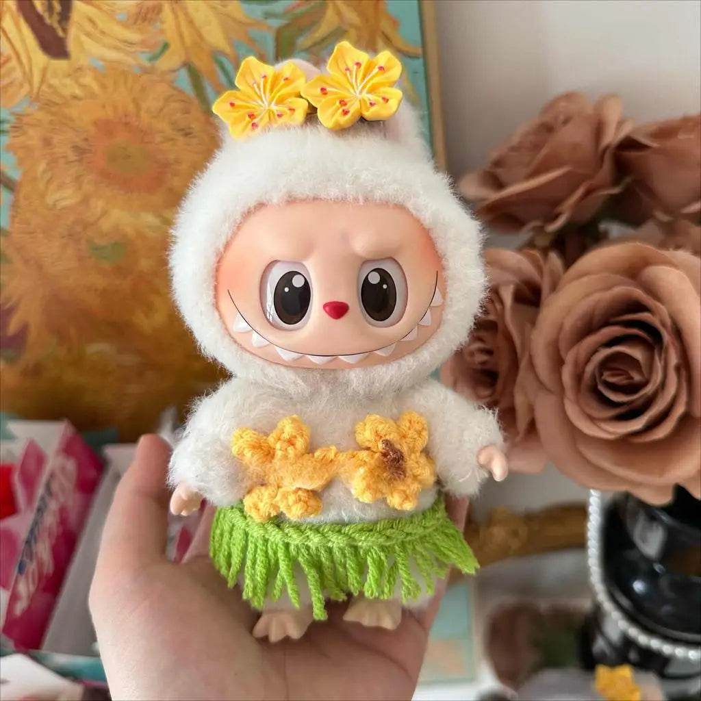 Vibrant Summer Style Bikini Set for 17 cm Labubu Doll with Trendy Swimsuit Design Labubu - ToylandEU