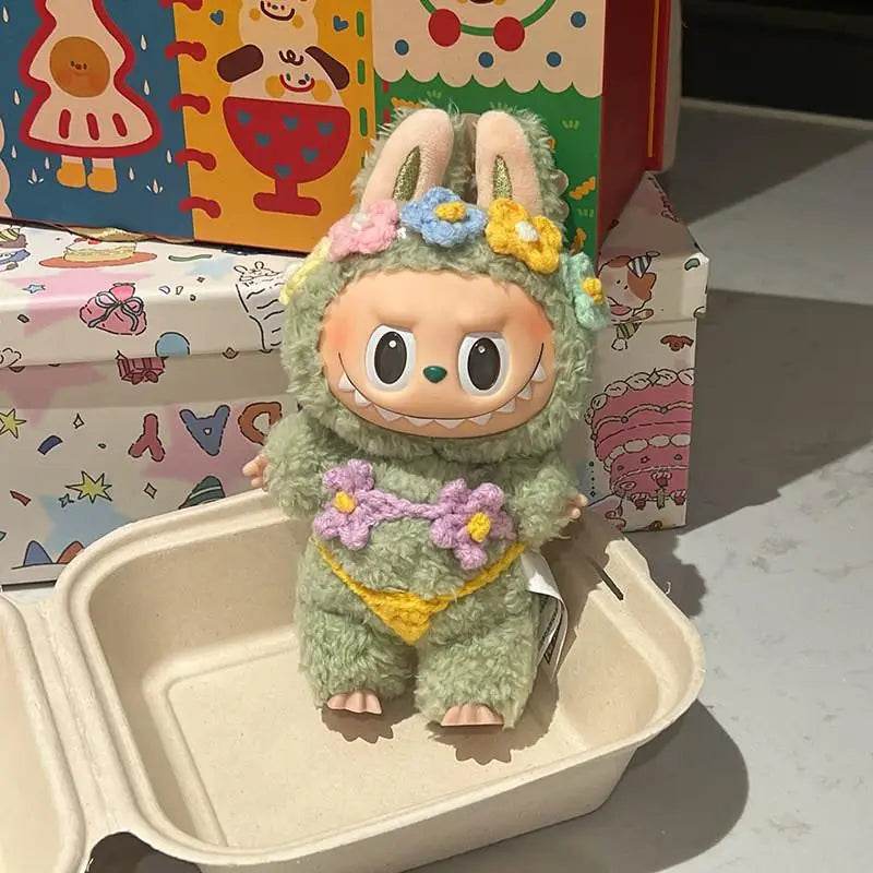 Vibrant Summer Style Bikini Set for 17 cm Labubu Doll with Trendy Swimsuit Design Labubu - ToylandEU