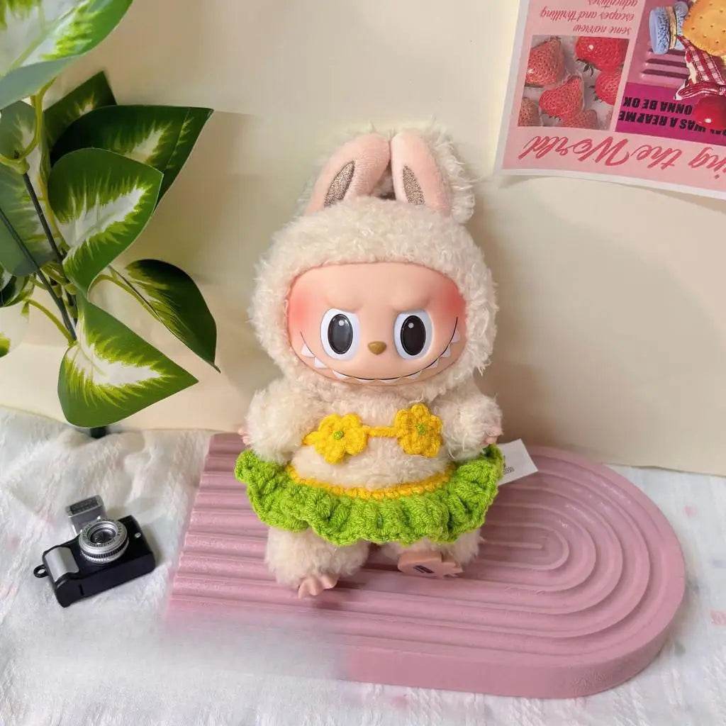 Vibrant Summer Style Bikini Set for 17 cm Labubu Doll with Trendy Swimsuit Design Labubu - ToylandEU