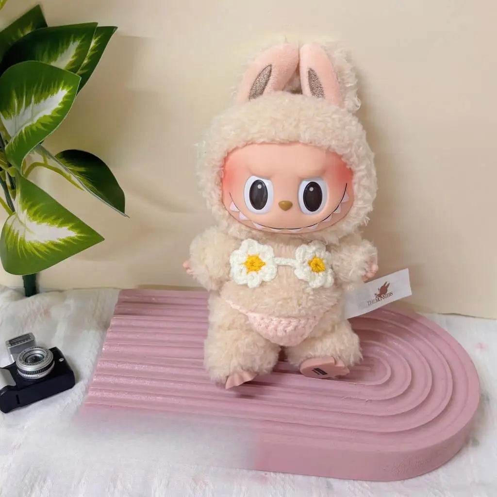 Vibrant Summer Style Bikini Set for 17 cm Labubu Doll with Trendy Swimsuit Design Labubu - ToylandEU