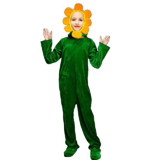 Vibrant Sunflower Kids' Costume with Headwear for Halloween Fun - ToylandEU