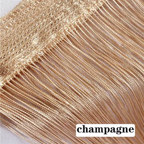 Vibrant Thread Curtains for Stylish Room Separation & Window Decor - ToylandEU