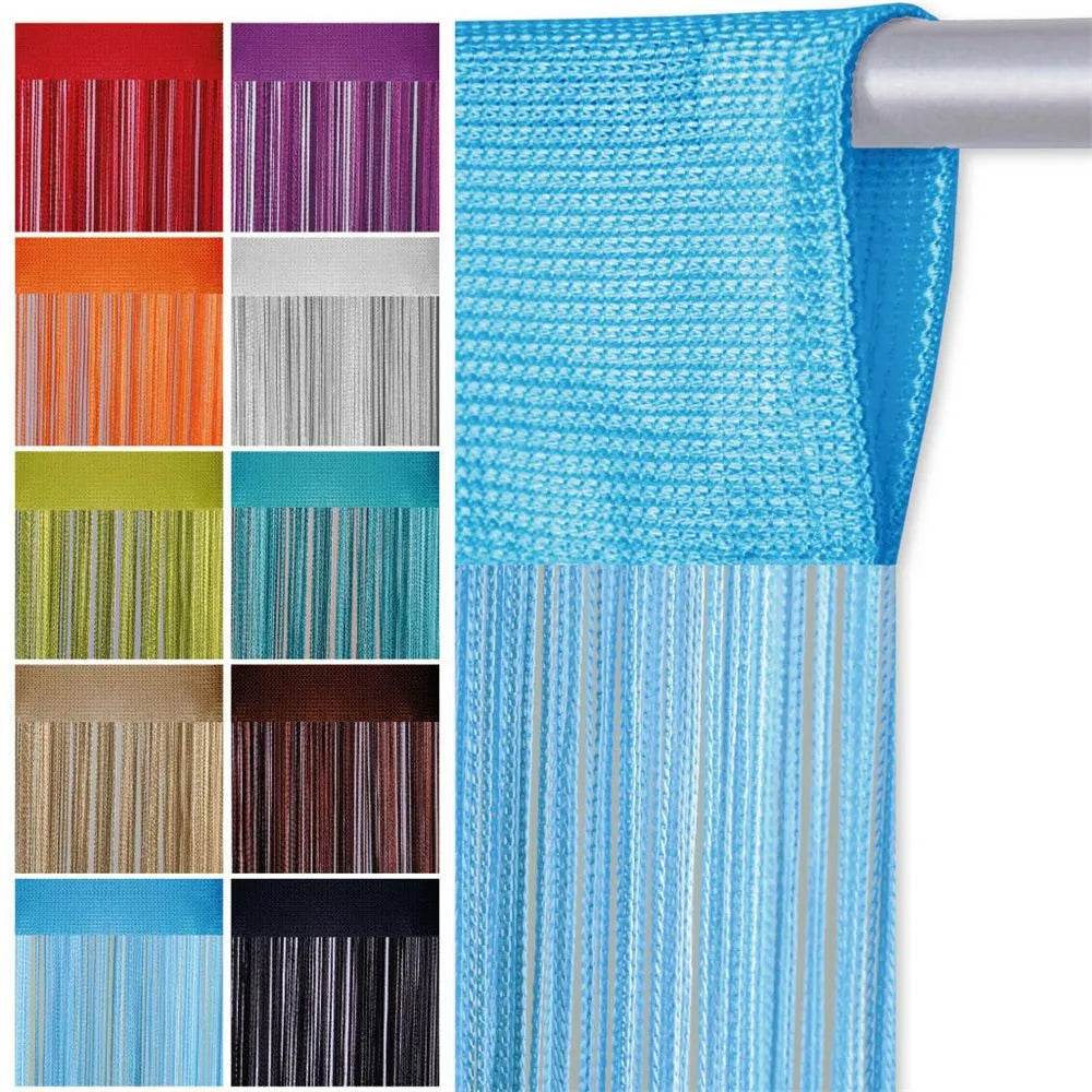 Vibrant Thread Curtains for Stylish Room Separation & Window Decor - ToylandEU