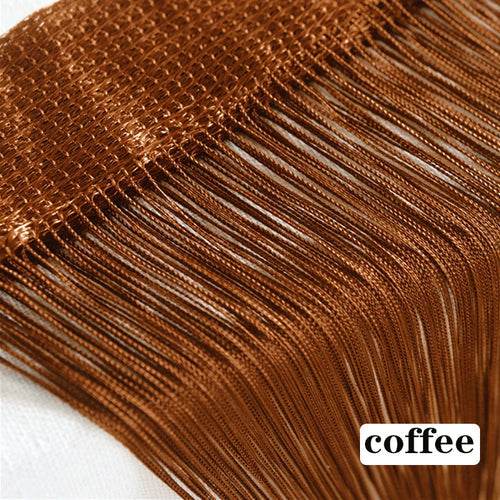 Vibrant Thread Curtains for Stylish Room Separation & Window Decor - ToylandEU