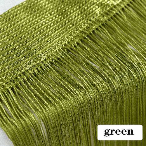 Vibrant Thread Curtains for Stylish Room Separation & Window Decor - ToylandEU