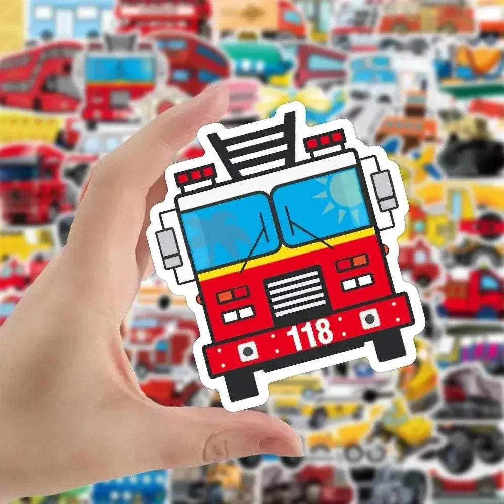  Bright Truck Car Stickers Waterproof PVC Toyland EU -  ToylandEU™