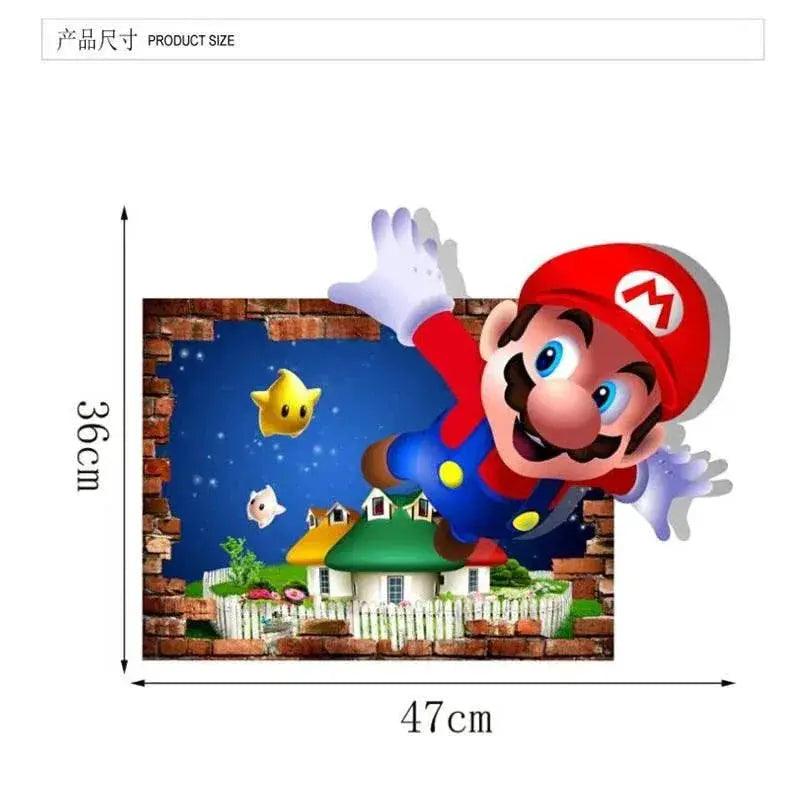  Vibrant Wall Sticker 3D Cartoon Decor Toyland EU -  ToylandEU™
